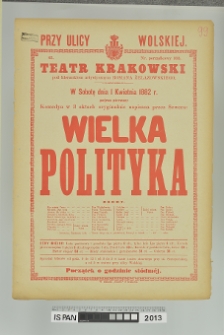 WIELKA POLITYKA