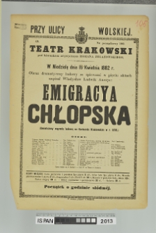 EMIGRACYA CHŁOPSKA