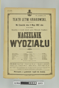 NACZELNIK WYDZIAŁU