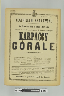 KARPACCY GÓRALE