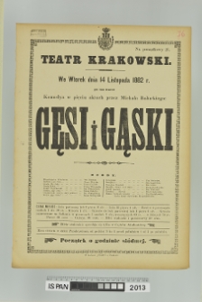 GĘSI I GĄSKI