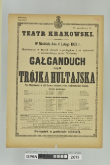 GAŁGANDUCH czyli Trójka hultajska