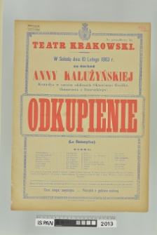 ODKUPIENIE (La Redemption)