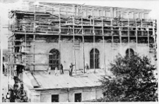 Widok synagogi w Brodach