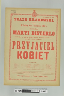 PRZYJACIEL KOBIET (L'ami des femmes)