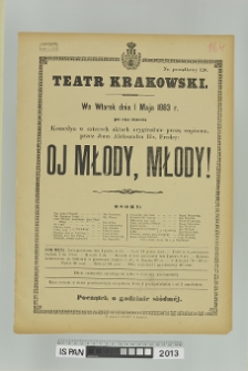 OJ MŁODY, MŁODY!