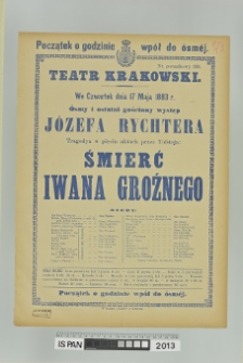 ŚMIERĆ IWANA GROŹNEGO