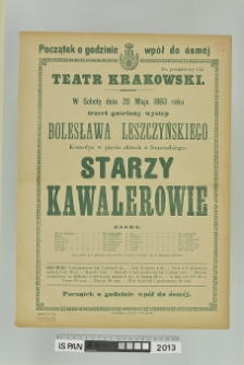 STARZY KAWALEROWIE