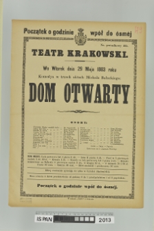 DOM OTWARTY