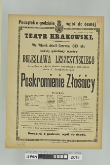 POSKROMIENIE ZŁOŚNICY