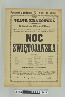 NOC ŚWIĘTOJAŃSKA