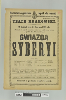 GWIAZDA SYBERYI