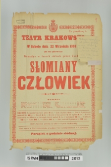 SŁOMIANY CZŁOWIEK
