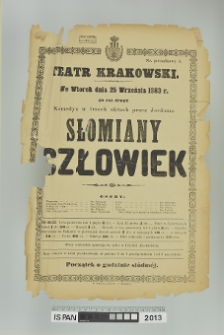 SŁOMIANY CZŁOWIEK