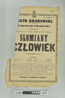 SŁOMIANY CZŁOWIEK