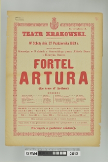 FORTEL ARTURA (Le truc d' Arthur)
