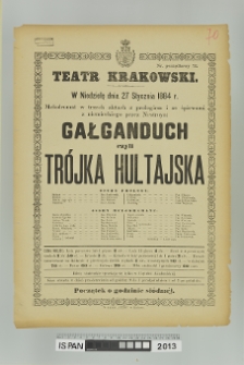 GAŁGANDUCH czyli Trójka hultajska