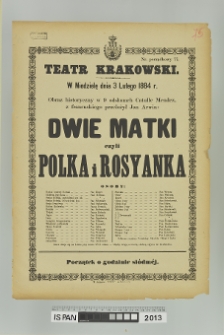 DWIE MATKI CZYLI POLKA I ROSYANKA