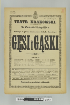 GĘSI I GĄSKI