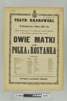 DWIE MATKI CZYLI POLKA I ROSYANKA