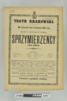 SPRZYMIERZEŃCY (Nos Allies)