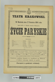 ŻYCIE PARYSKIE