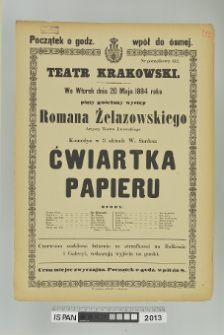 ĆWIARTKA PAPIERU