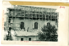 Widok synagogi w Brodach