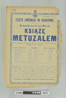 KSIĄŻĘ METUZALEM