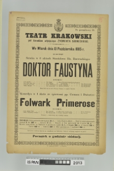 DOKTOR FAUSTYNA