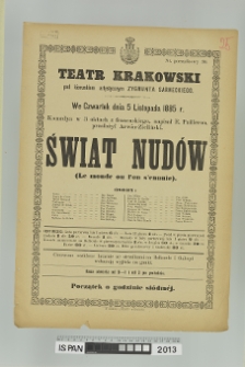 ŚWIAT NUDÓW (Le monde ou l'on s'ennuie)