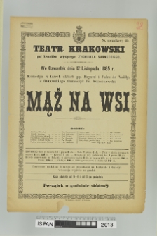 MĄŻ NA WSI