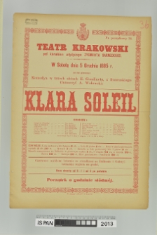 KLARA SOLEIL farba drukarska (czerwona)