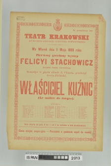 WŁAŚCICIEL KUŹNIC (La maitre de forges)