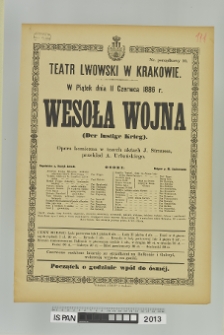 WESOŁA WOJNA (Der lustige Krieg)