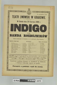 INDIGO CZYLI BANDA ROZBÓJNIKÓW