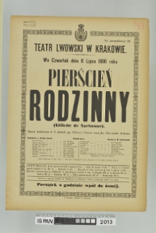 PIERŚCIEŃ RODZINNY (Gillette de Narbonne)