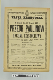 PRZEOR PAULINÓWZOWYLI OBRONA CZĘSTOCHOWY