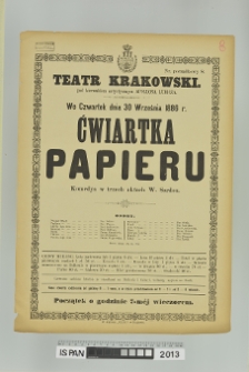 ĆWIARTKA PAPIERU