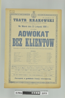 ADWOKAT BEZ KLIENT&Oacute;W