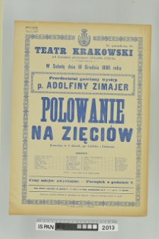 POLOWANIE NA ZIĘCIÓW