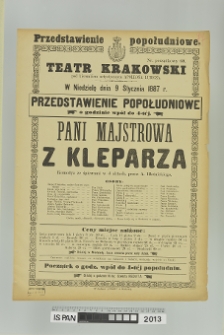 PANI MAJSTROWA Z KLEPARZA