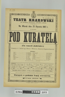 POD KURATELĄ (UN CONSEIL JUDICIAIRE)