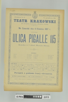 ULICA PIGALLE 115