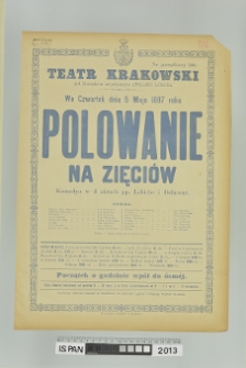 POLOWANIE NA ZIĘCIÓW