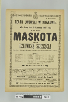 MASKOTA CZYLI DZIEWCZĘ SZCZĘŚCIA