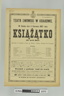 KSIĄŻĄTKO (LE PETIT DUC)