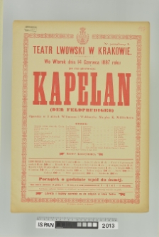 KAPELAN (DER FELDPREDIGER)