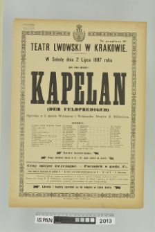 KAPELAN (DER FELDPREDIGER)