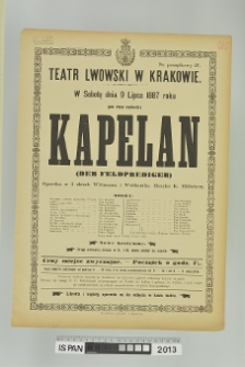KAPELAN (DER FELDPREDIGER)